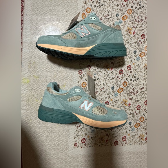 NEW BALANCE JOE FRESHGOODS WMNS 993 MADE IN USA PERFORMANCE ART ARCTIC BLUE Sz 8 - Picture 4 of 11